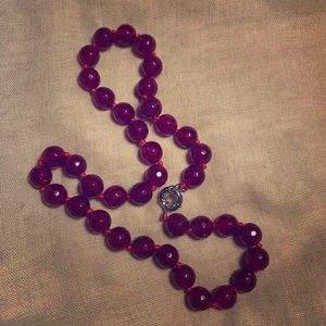 Garnet necklace
